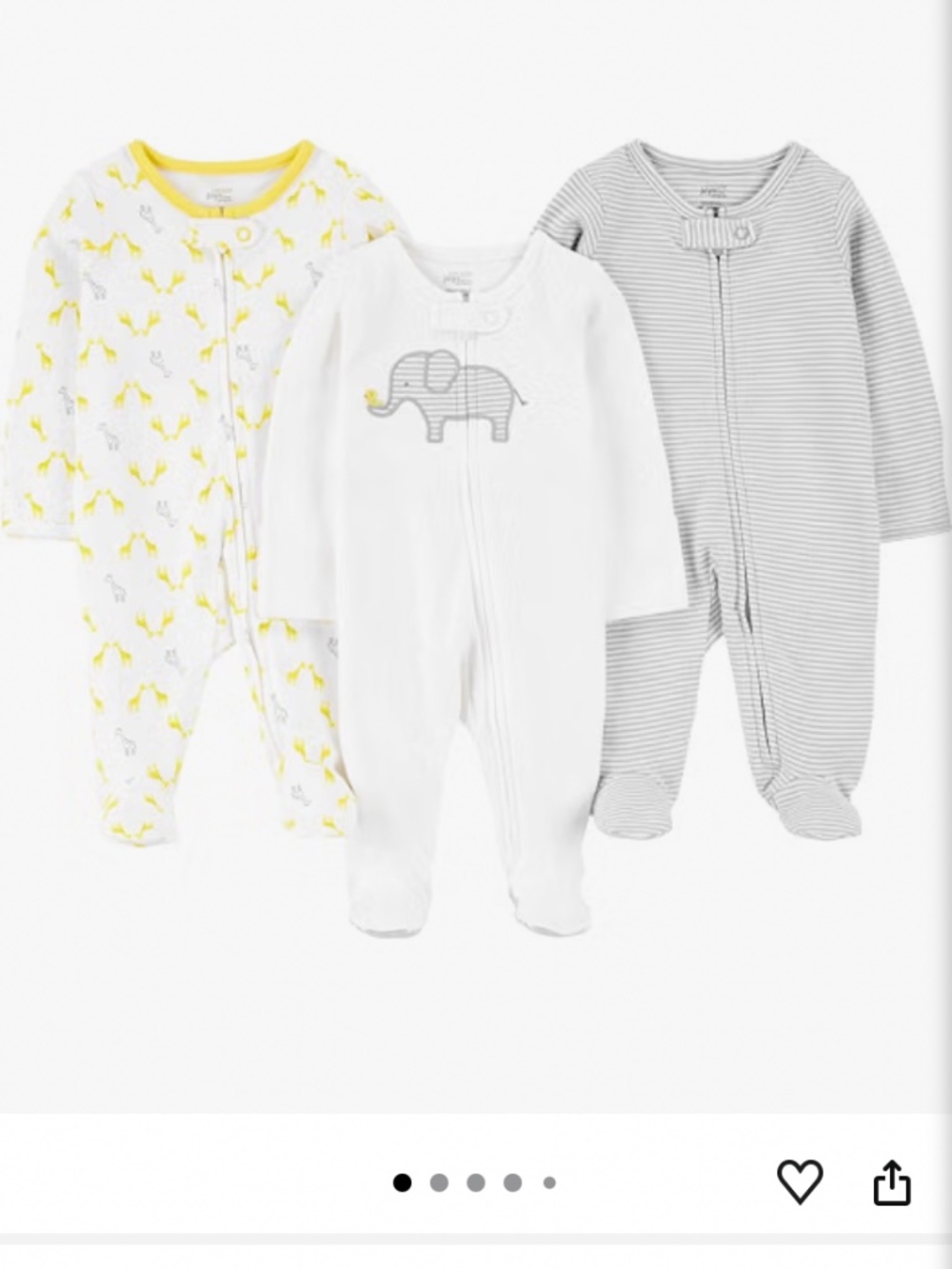 Carter’s three-piece baby outfit